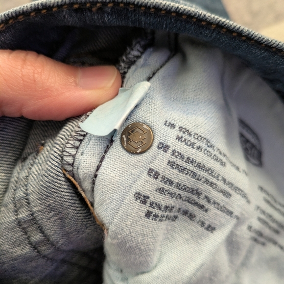 Fossil High Rise Skinny Mom Jeans Size 27 - Picture 10 of 11